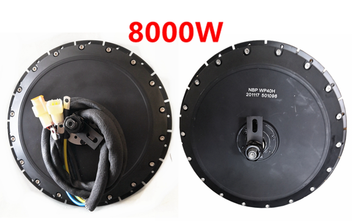 72V 8000W Brushless Hub Motor - На складе США QS273 40H Peak