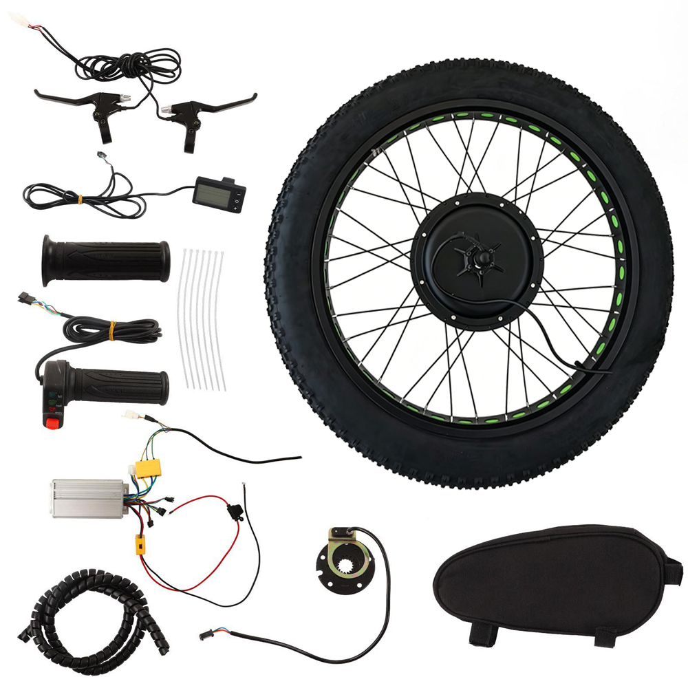 Fat Tire Electric Bike Conversion Kit 1500W - Комплект для переоборудования переднего колеса электровелосипеда