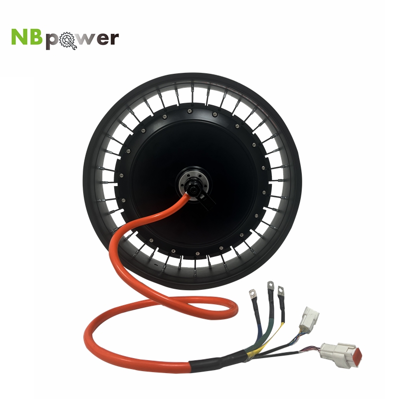 72V 8000W Brushless Hub Motor - NBpower/QS273 40H 20x4/24x4/26x4 номинальная 72 В