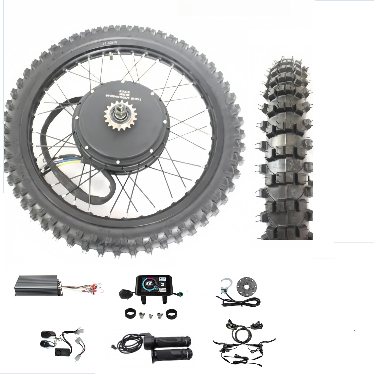 Ebike 48 В-72 В 3000-8000 Вт 1 – обзор и цена 72V 8000W Brushless Hub Motor