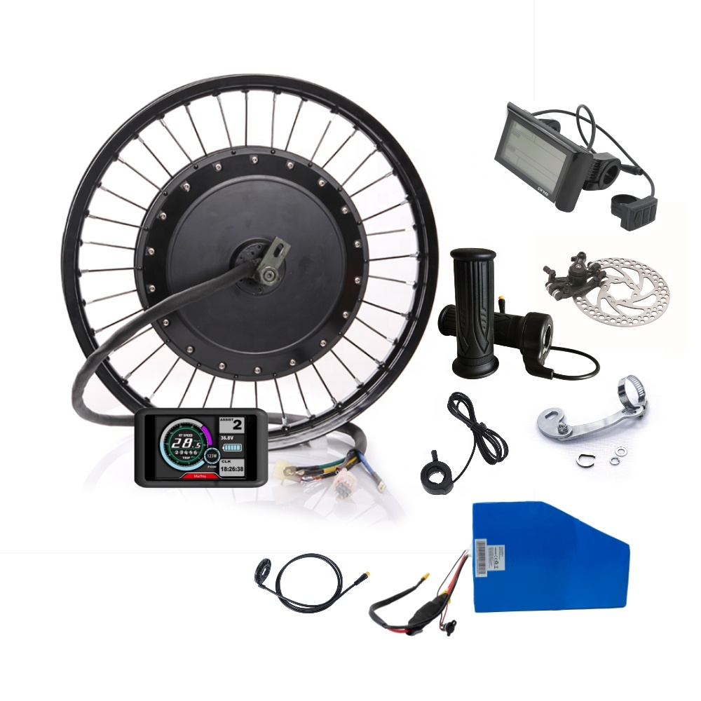 Комплект для переоборудования  – обзор и цена 5000W Hub Motor Kit 72V