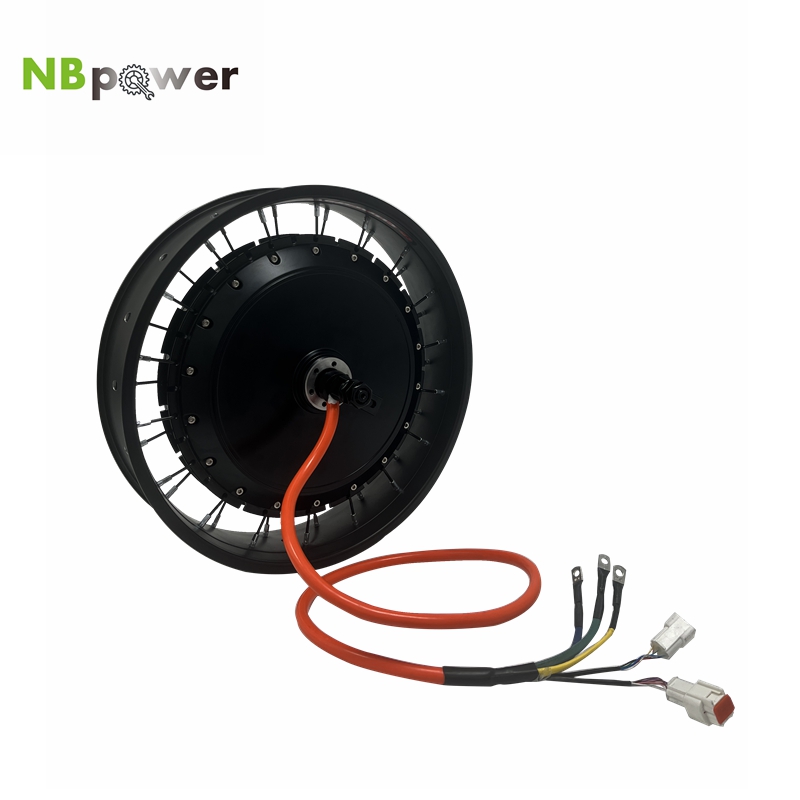 NBpower/QS273 40H 20x4/24x4/26 – обзор и цена 72V 8000W Brushless Hub Motor